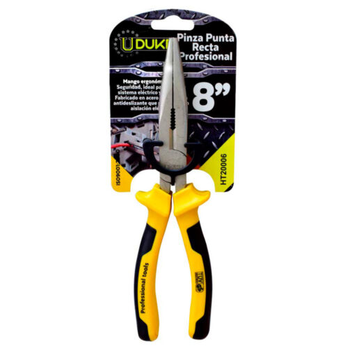 PINZA PROFESIONAL UDUKE AMARILLO-NEGRO 8 (HT20006) REF:6756