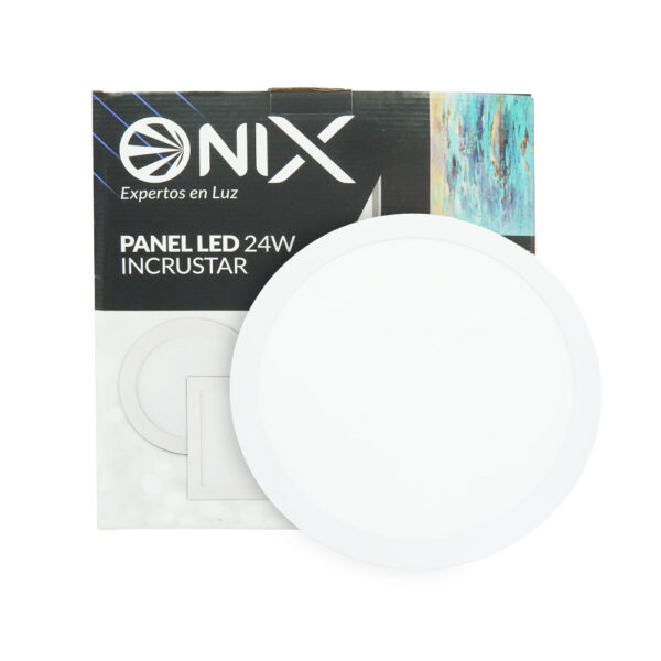 PANEL LED 24W REDONDO INCRUSTAR LUZ DIA (6500K) ZFR533 REF: 10414D