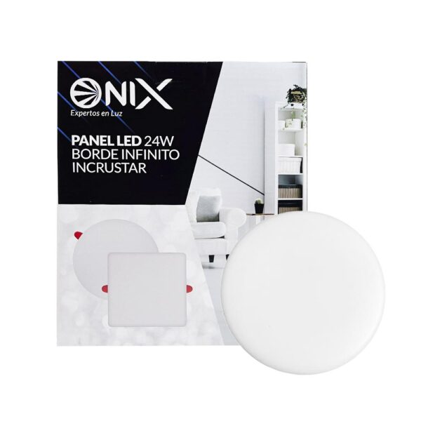 PANEL LED 24W REDONDO INCRUSTAR SIN MARCO LUZ DIA 6500K (ZFR23)