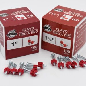 CLAVO PARA FIJACION TIRO A TIRO 1" X 100 UNDS CA MEJIA (5256C00001)
