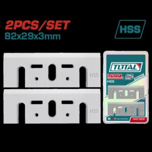 Hoja para Cepillo Electrico (82X29X3MM) Compatible con (UTL5508216-UTL7508226) Industrial Total (TAC618202)