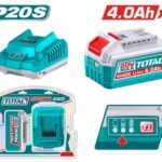 KIT DE 1 BATERIA  4.0AH + CARGADOR DE 20V INDUSTRIAL SUPER TOTAL (UTFBCPK1012)