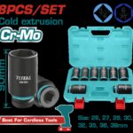 Copas de Impacto 3/4 Juego x 8 Pzs 26 - 38 MM Industrial Total (THKISD34082L)