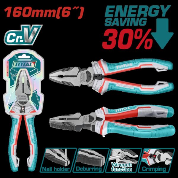 ALICATE 6" INDUSTRIAL CROMO VANADIUM TOTAL (THT210606S)