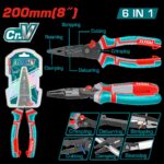 PINZA MULTIFUNCIONAL 8" INDUSTRIAL TOTAL (THTMF286)