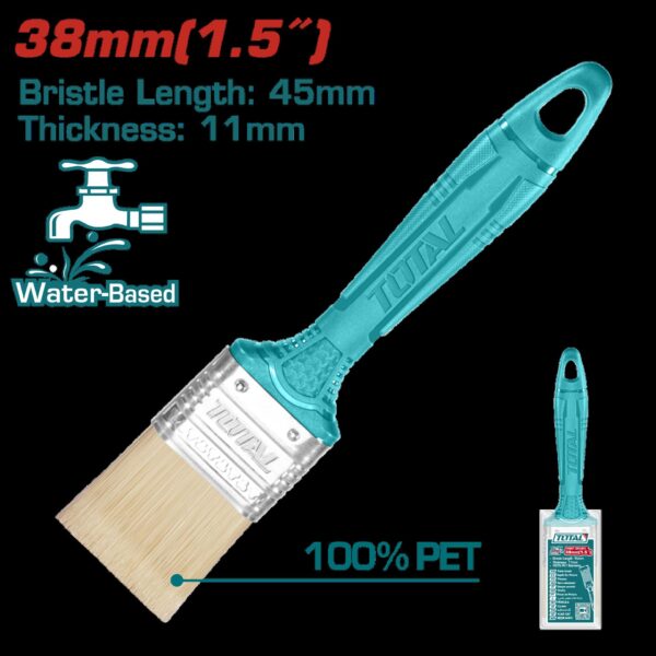 BROCHA 1.5" MANGO PLASTICO TOTAL (THT840156)