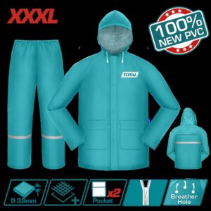 Impermeable para Moto Industrial Talla Xxxl Total (THTRS031.XXXL)