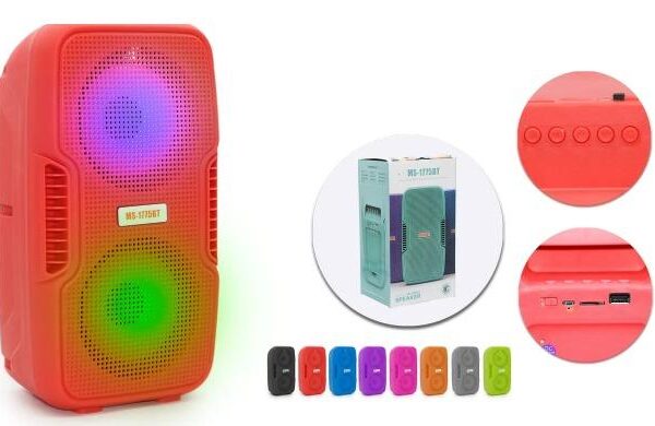 PARLANTE CABINA 4 PUL (BLUETOOTH-ENTRADA USB-MICRO SD-PUERTO DE CARGA TIPO V8) (MS-1775BT)
