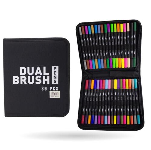 MARCADOR DOBLE PUNTA JUEGO X 36 UNDS AH ROYAL (PAC4477)