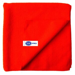 PAÑO MICROFIBRA ROJO x5 unds - TASK PRO 40x40 cm