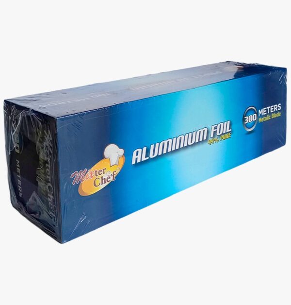 PAPEL ALUMINIO ROLLO X 300 MTS