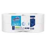 PAPEL HIGIENICO JUMBO FAMIMAX FSC BLANCO TH X 4 ROLLOS X 95 MTS