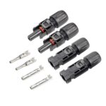 SET DE CONECTORES SOLAR MC4 SENCILLO REF: 678