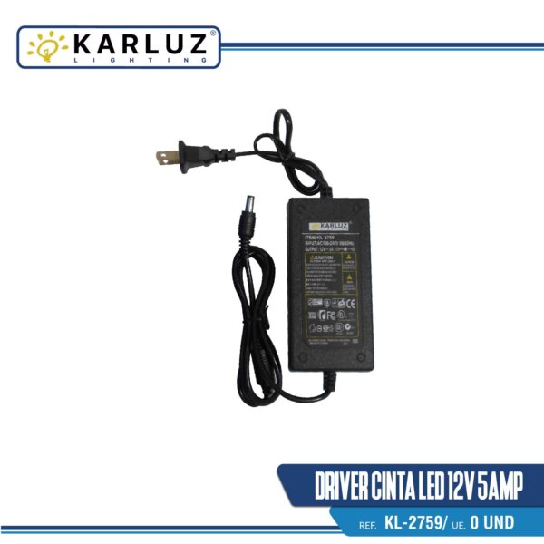 C CONTROL DRIVER PARA CINTA LED 12V 5AMP REF:KL2759