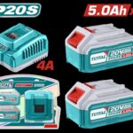 KIT DE 2 BATERIAS 5.0AH + CARGADOR DE 20V INDUSTRIAL TOTAL (UTFBCPK2513)