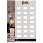 Exhibidor de Linea Electrica Luxor Duke Energy (Tablero Vacio 21 Huecos)