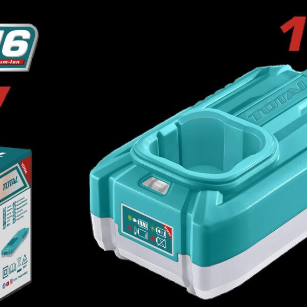 CARGADOR DE BATERIAS 16V INDUSTRIAL SUPER TOTAL (UTFCLI1613)