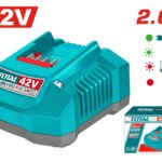 CARGADOR INTELIGENTE  PARA BATERIAS 42V 2.0AH INDUSTRIAL TOTAL (UTFCLI42021)