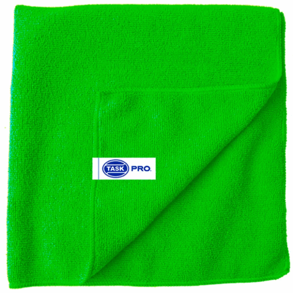PAÑO MICROFIBRA VERDE X 5 TASK PRO 40X40 CM REF: 1300753