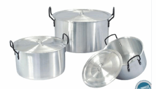 JUEGO SUPER CALDEROS CON ASAS DE ALAMBRON 26/30 (3 ollas)