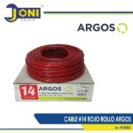 CABLE #14 ROJO ROLLO ARGOS X100 mts REF: R1052