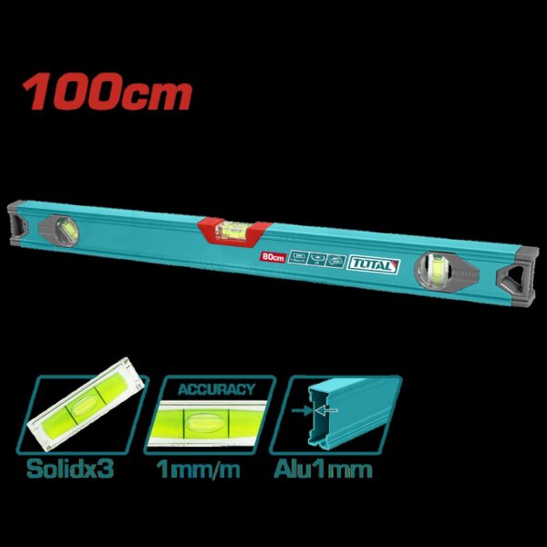 NIVEL 100 CM ALUMINIO SUPER TOTAL (TMT210016) Item: 20408