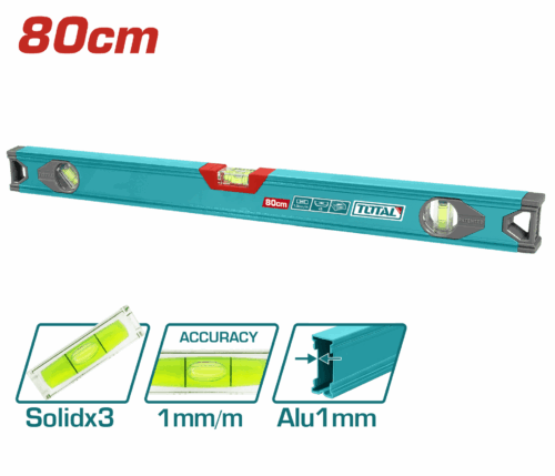 NIVEL 80 CM ALUMINIO SUPER TOTAL (TMT28016) Item: 20980