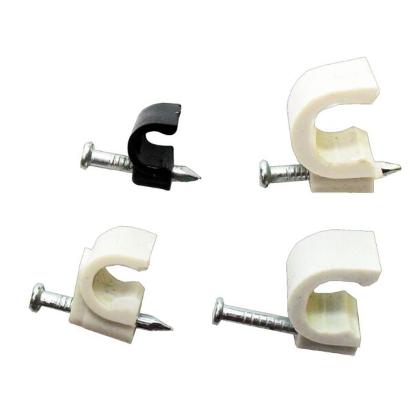 GRAPA MURO PLASTICA COAXIAL 6 BLANCA (BOLSA X 40) Item: 1978