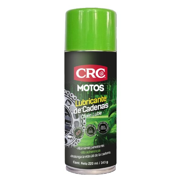 DESENGRASANTE DE CADENAS 220 ML PARA MOTOS CRC (60000118)