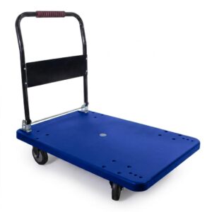 Carretilla con Plataforma Plastica Capacidad 200 Klgs (4 RUEDAS)(60X90CM) (HT4120)