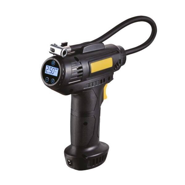 COMPRESOR MINI INALAMBRICO 7.4V 150PSI PARA CARRO RECARGABLE UDUKE (HT3480)