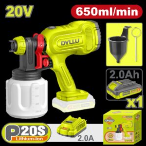 Pistola Pintar Inalambrica 650ML 20V Dyllu (UDTSU30664)