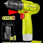 TALADRO INALAMBRICO 3/8" 12V 20NM INCLUYE 1 BATERIA 1.5 AH DYLLU (DTCDS518)