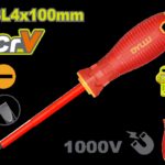 DESTORNILLADOR (-)  4" AISLADO 1000V DYLLU (DTSD7244)