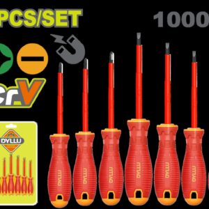 Destornillad Aislado 1000V Juego x 7 Pzs Dyllu (DTSS7407)