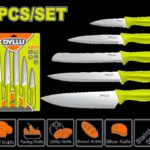 JUEGO DE CUCHILLOS PARA COCINA X 5 PCS DYLLU (DTKK1K51)