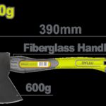 HACHA 600G MANGO DE FIBRA DE VIDRIO DYLLU (DTHM6306)