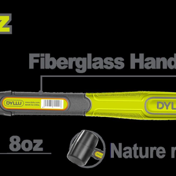 MARTILLO CHIPOTE  8OZ MANGO FIBRA DE VIDRIO  DYLLU (DTHM7301)