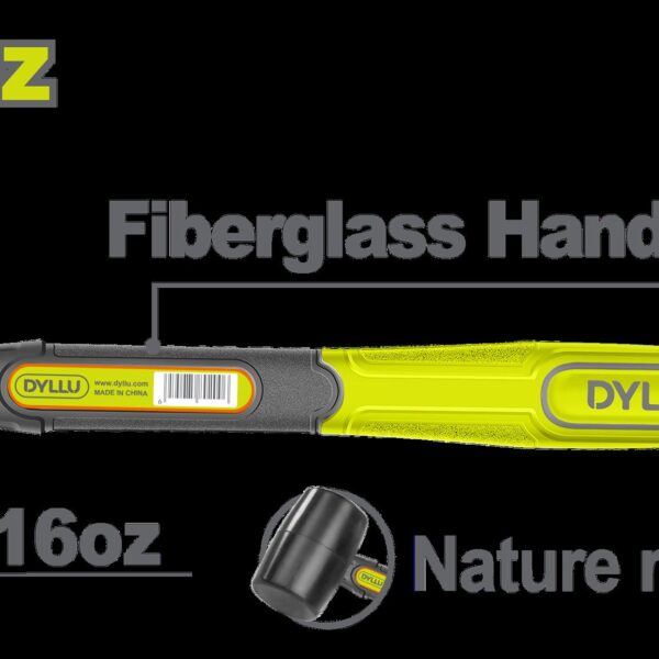 MARTILLO CHIPOTE  16OZ MANGO FIBRA DE VIDRIO  DYLLU (DTHM7302)