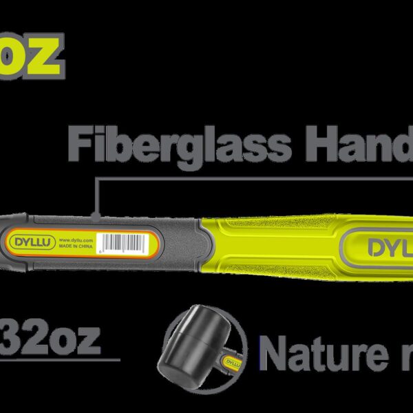 MARTILLO CHIPOTE 32OZ MANGO FIBRA DE VIDRIO DYLLU (DTHM7307)