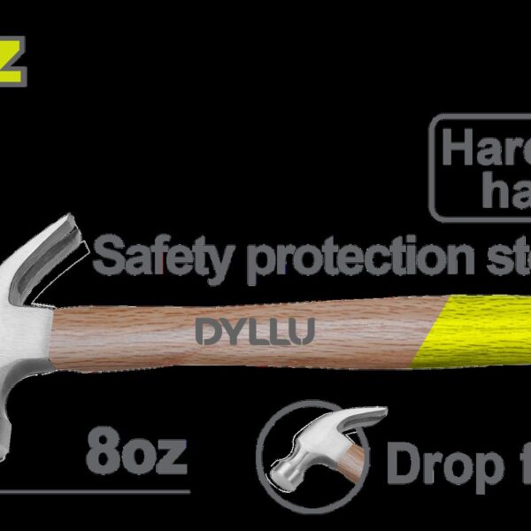 MARTILLO 8OZ MANGO MADERA DYLLU (DTMB3308)