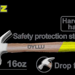 Martillo 16OZ Mango Madera Dyllu (DTMB3316)