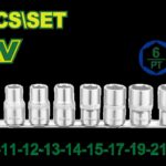 JUEGO DE COPAS 1/2" X 10 PZS  DYLLU (DTST2410)