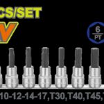 JUEGO DE COPA TORX 1/2" X 10 PZS DYLLU (DTST1412)