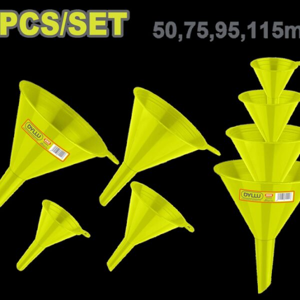 JUEGO DE EMBUDO X 4 PZS (DTUFS2304)