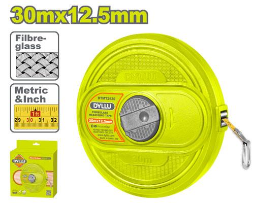 DECAMETRO 30MTS FIBRA DE VIDRIO DYLLU (DTMT2530)