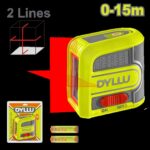 NIVEL LÁSER 0-15M LUZ ROJA DYLLU (DTLE1M03)