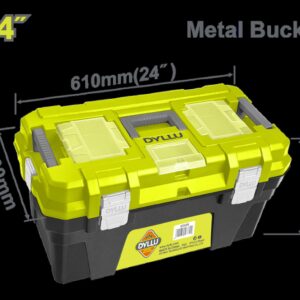 Caja de Herramienta 24" Plástica Cierre Metalico Dyllu (DTTB3324)