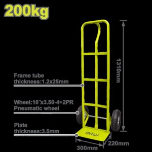 Carretilla Cap 200KG Llanta + Neumatico Dyllu (DTWB2141)