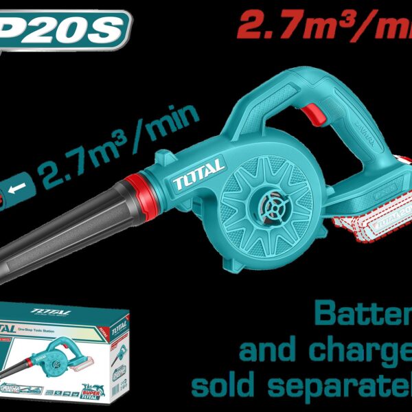 SOPLADORA INALAMBRICA 20V BATERIA Y CARGADOR SE VENDEN POR SEPARADO SUPER TOTAL (TABLI2078)